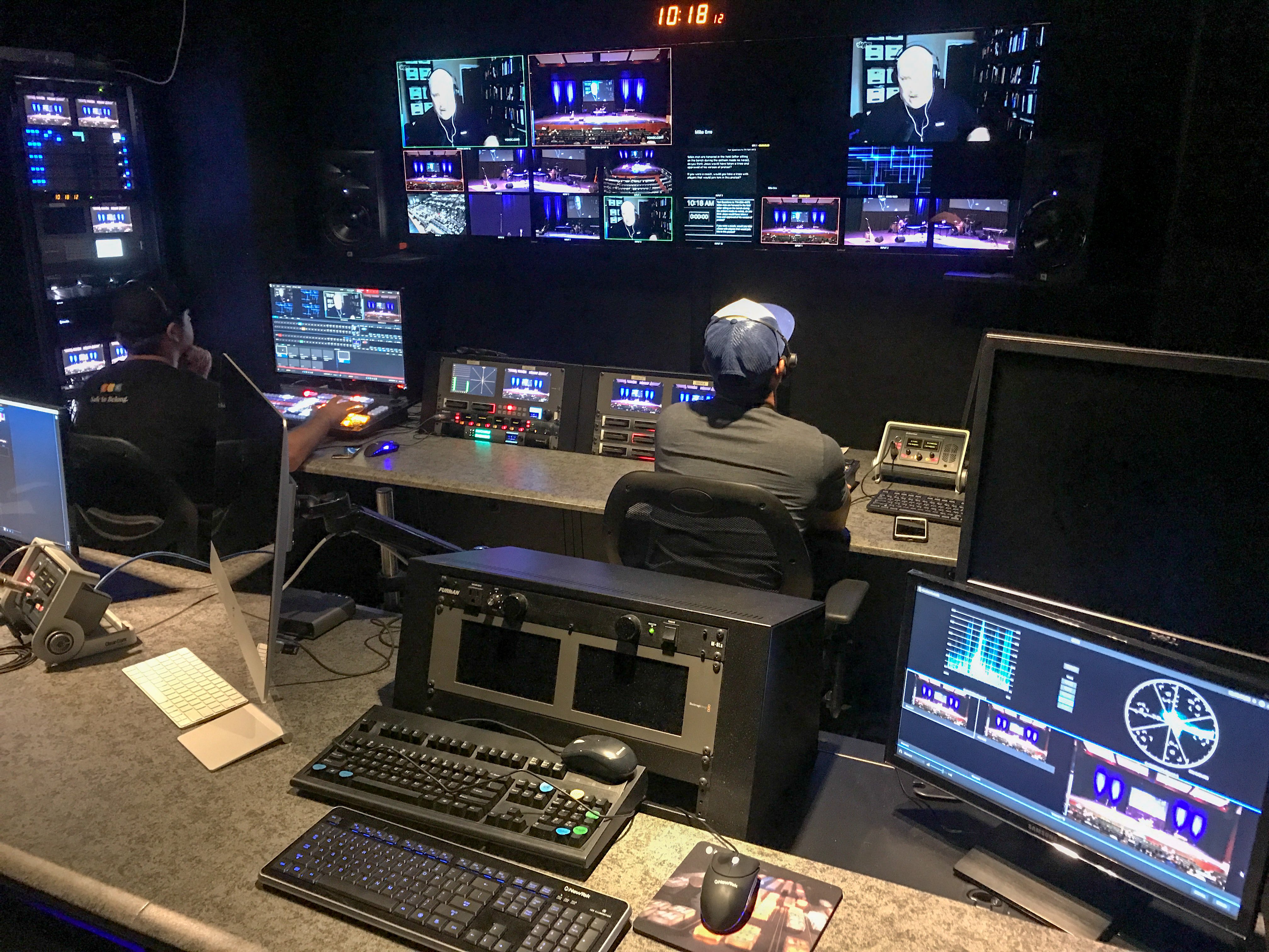 TriCaster Control Room at PYLUSD