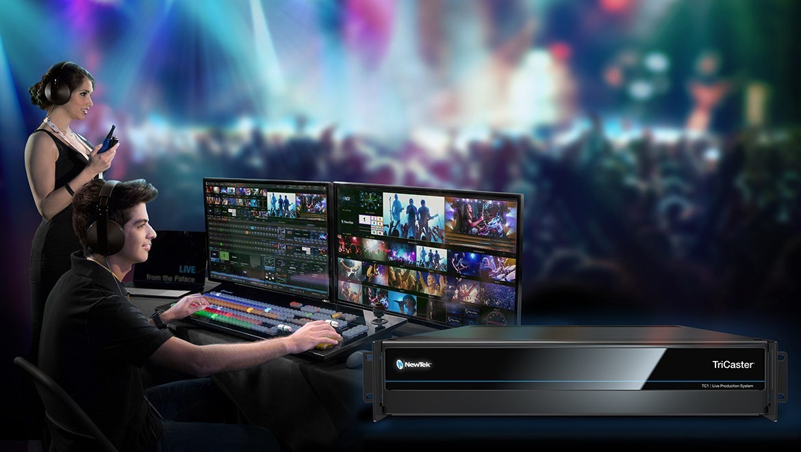 NewTek TriCaster TC1 in a live production