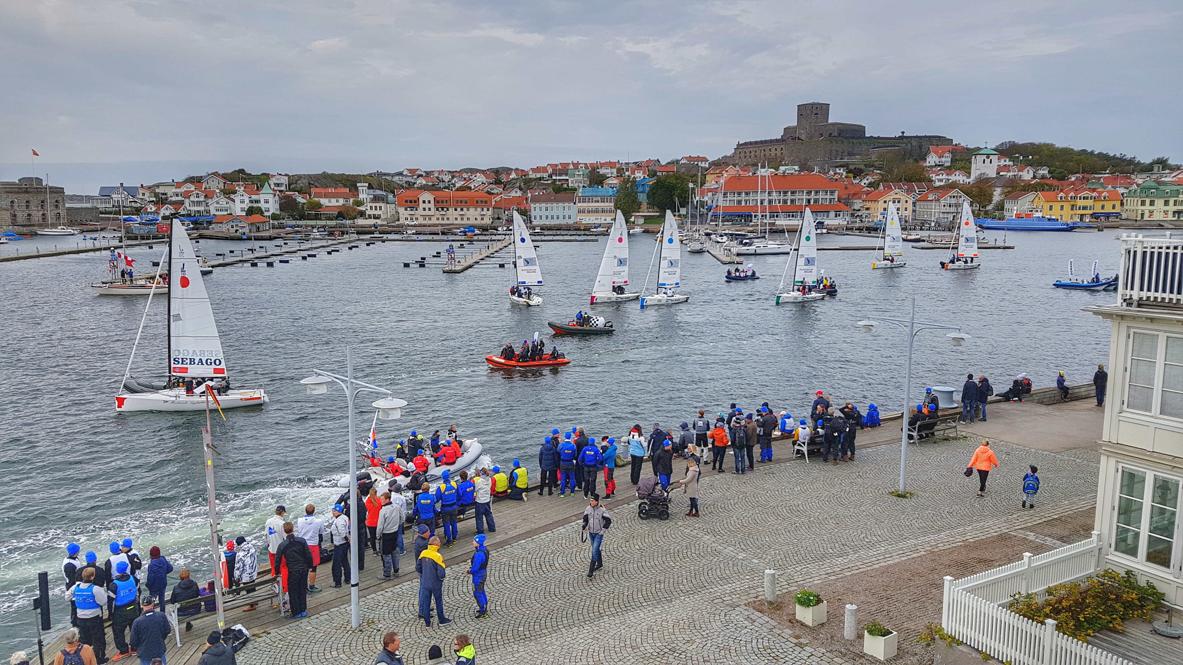 View of Swedish annual sailing competition Master of Masters