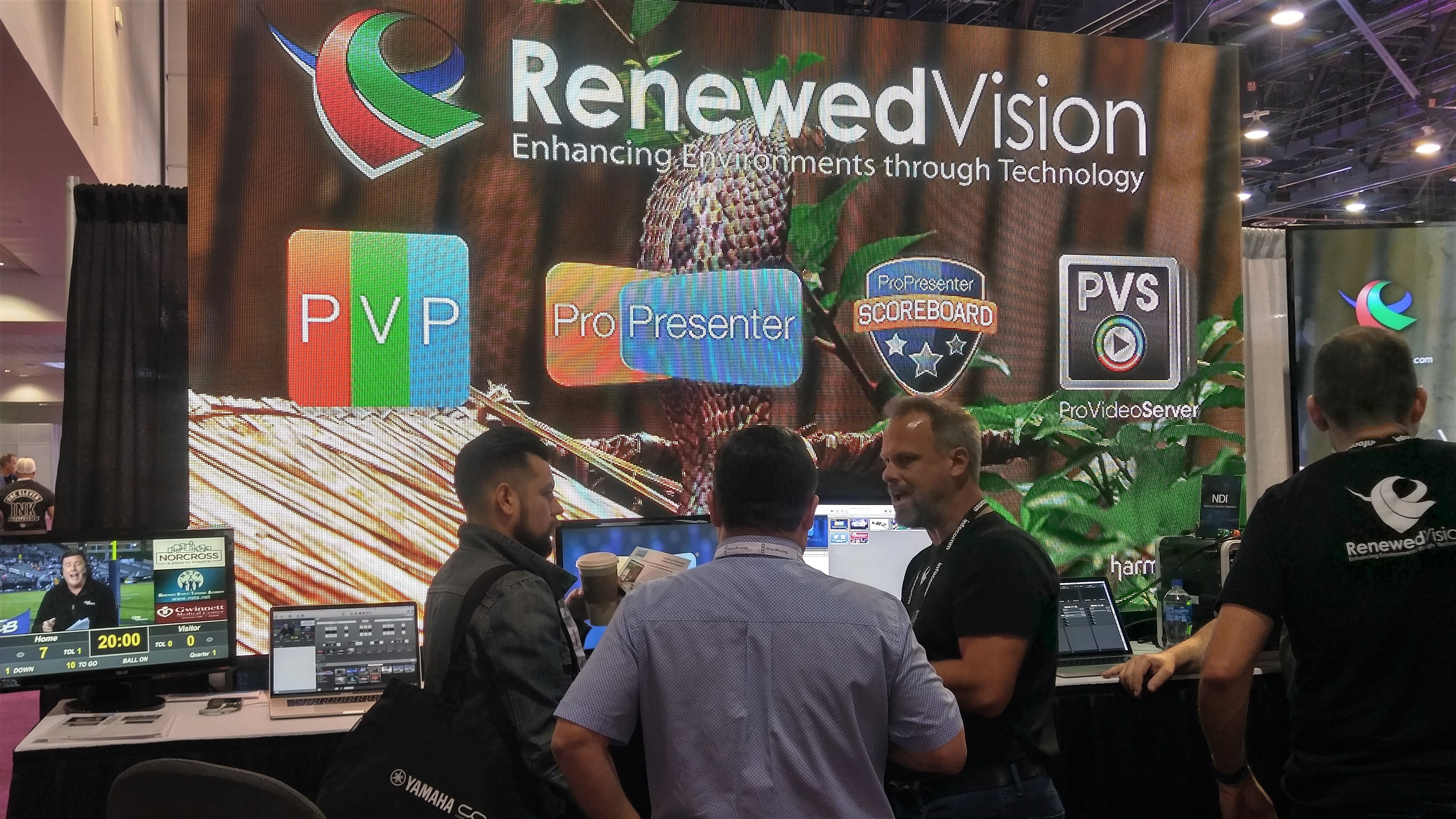 Renewed Vision's booth at InfoComm 2018