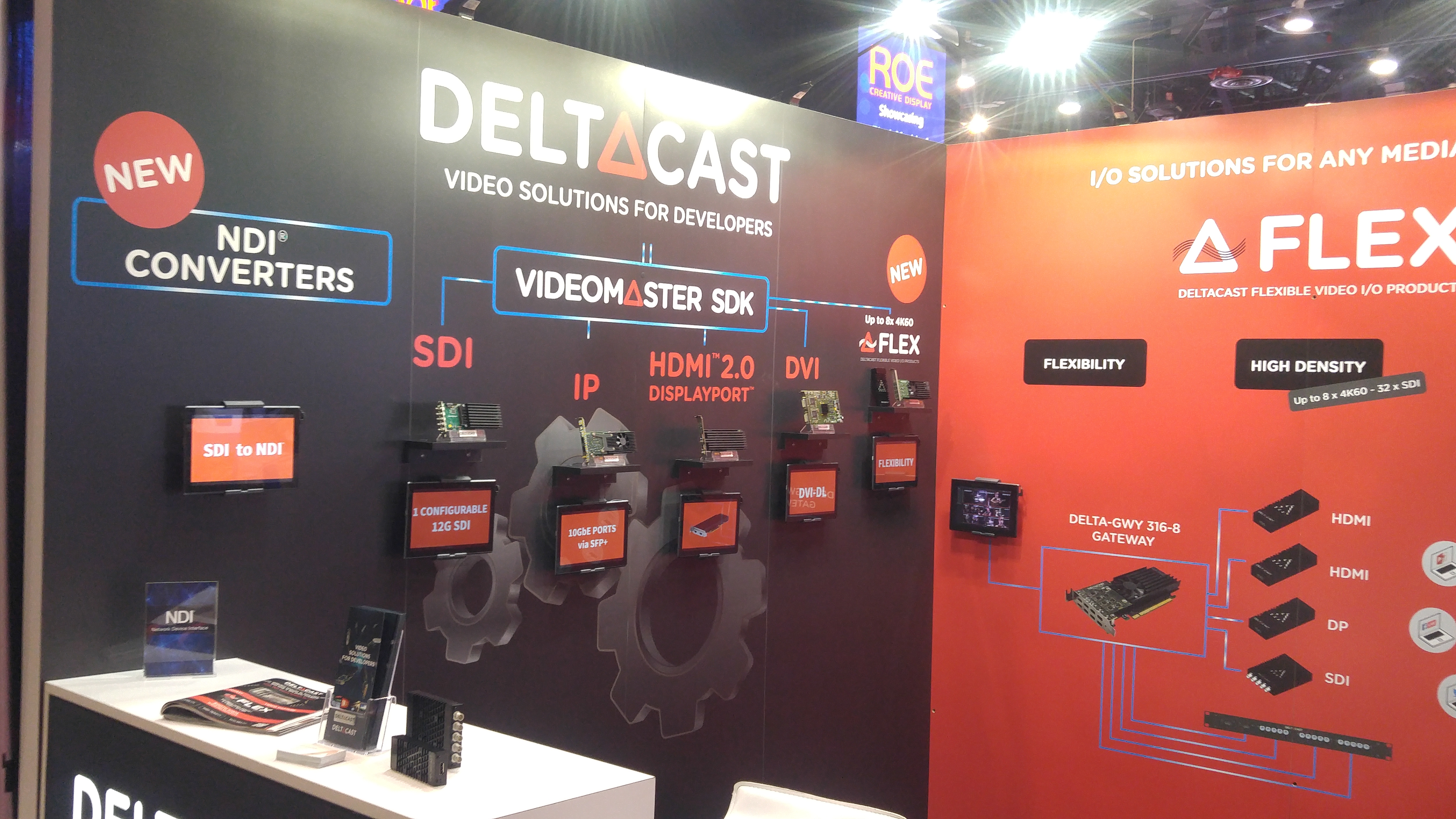 Deltacast booth at InfoComm 2018