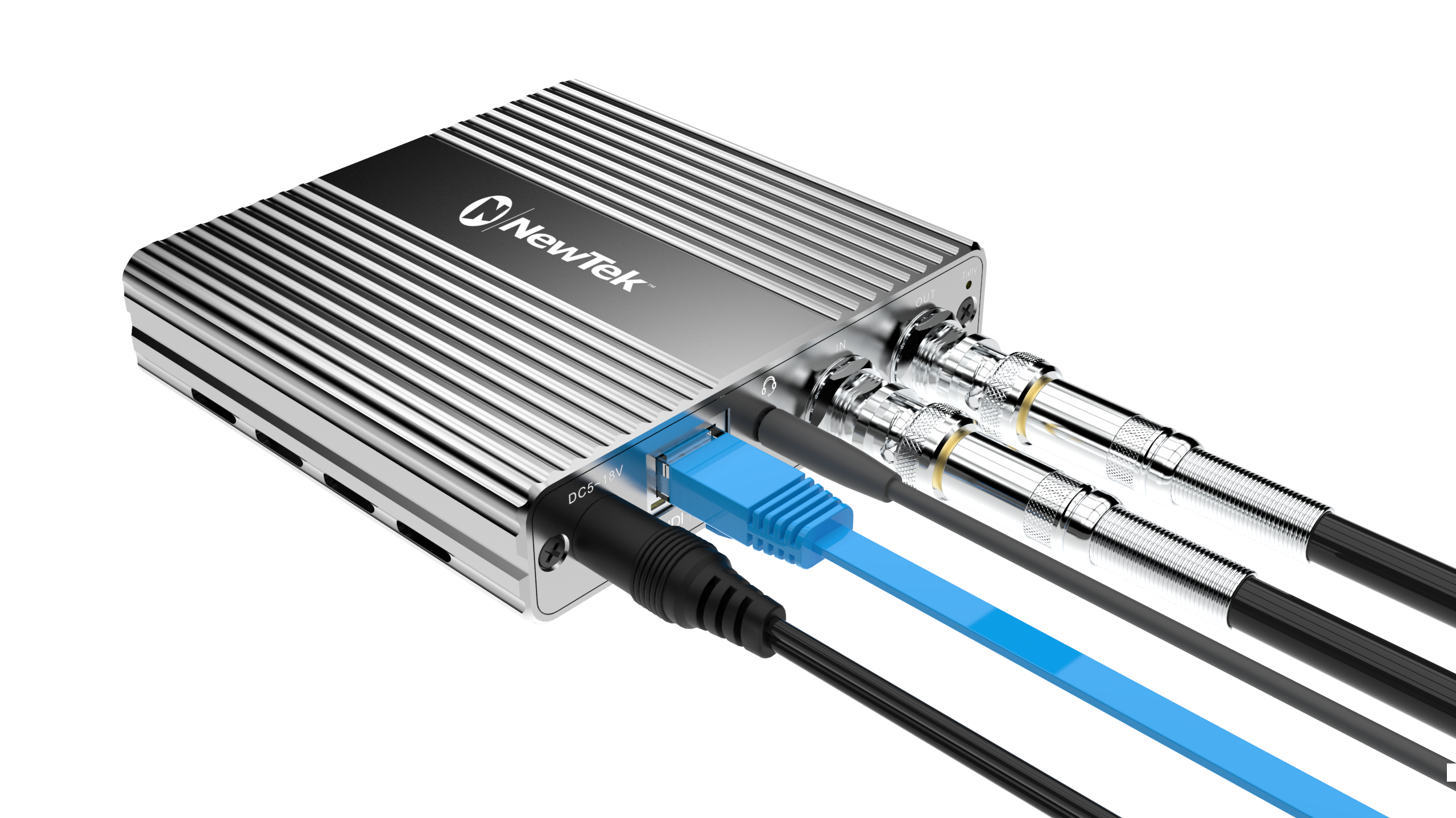 NewTek Spark Plus IO Converter Sends 12G-SDI Over Ethernet
