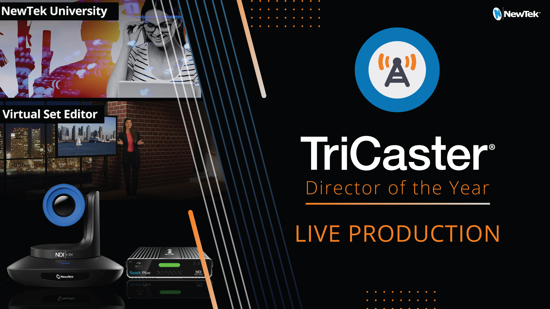 tricaster director of the year live production